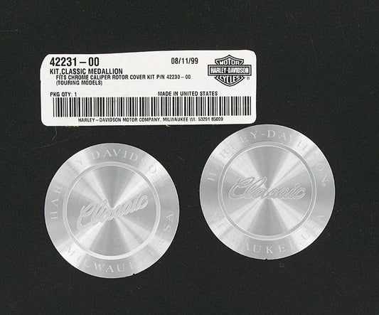 New OEM Genuine Harley-Davidson Medallion Kit Classic, 42231-00