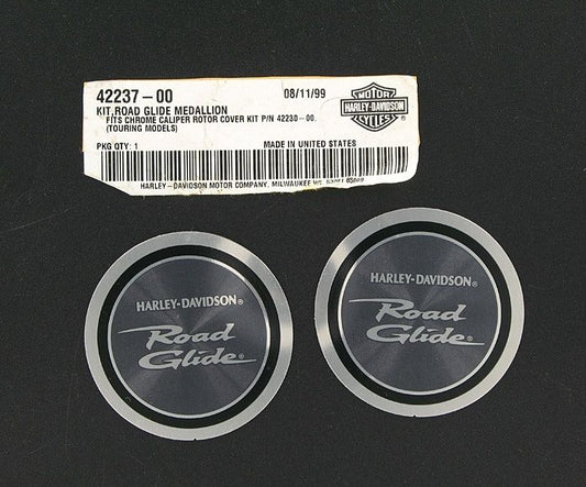 New OEM Genuine Harley-Davidson Medallion Kit Road Glide, 42237-00