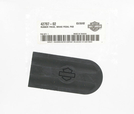 New OEM Genuine Harley-Davidson Tread Brake Pedal Pad, 42797-02