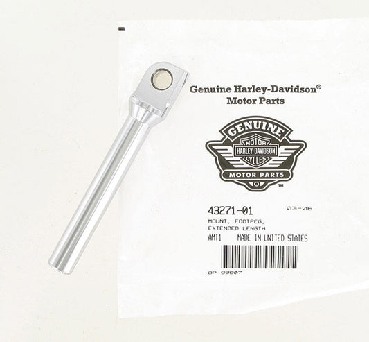 New OEM Genuine Harley-Davidson Extended Mount Foot Peg, 43271-01