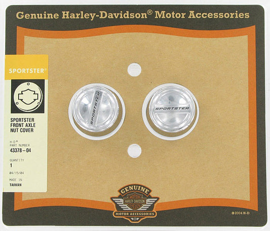 New OEM Genuine Harley-Davidson Kit Cover Axle Nut Sportster, 43378-04