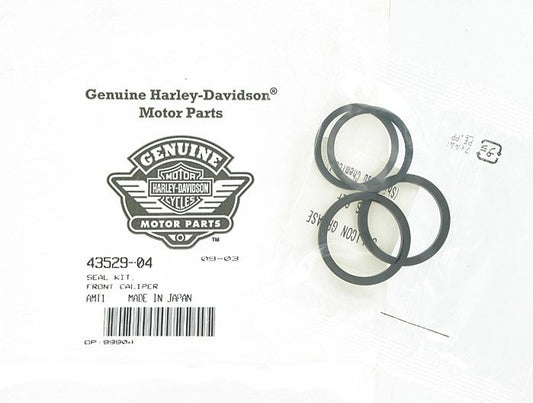 New OEM Genuine Harley-Davidson Seal Kit Front Caliper, 43529-04