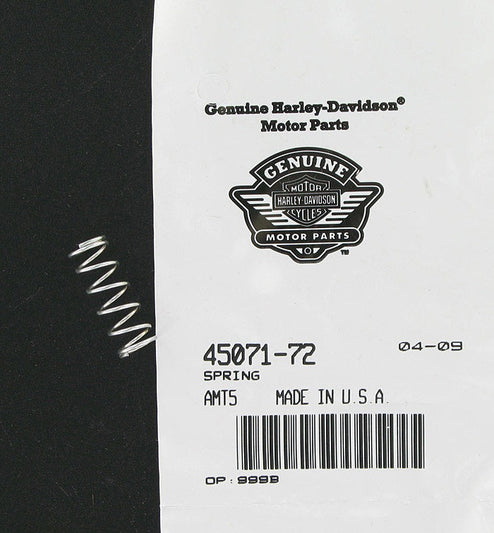 New OEM Genuine Harley-Davidson 5 Pack Spring, 45071-72