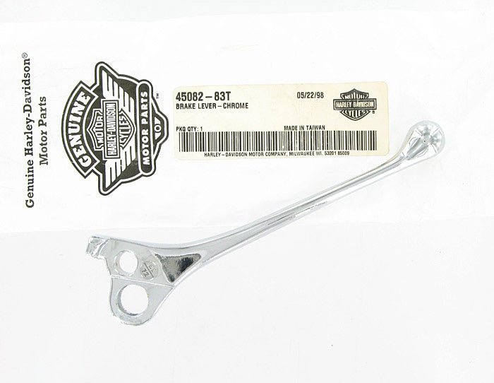 New OEM Genuine Harley-Davidson Brake Lever Chrome, 45082-83T