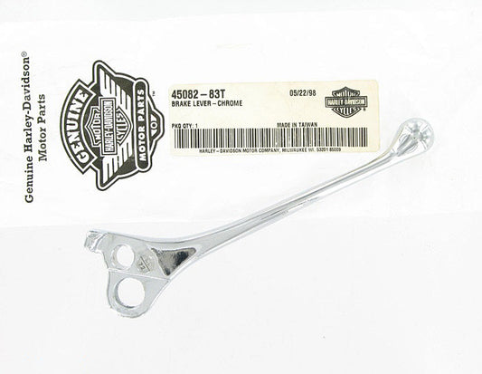 New OEM Genuine Harley-Davidson Brake Lever Chrome, 45082-83T