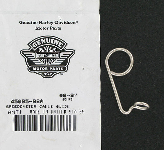 New OEM Genuine Harley-Davidson Speedometer Cable Guide, 45085-88A