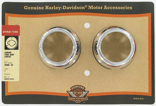 New OEM Genuine Harley-Davidson Fork Joint Covers, 46590-05