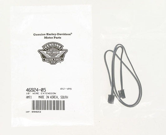 New OEM Genuine Harley-Davidson Wire Extension 18" Electra-Glo Pods, 46924-05