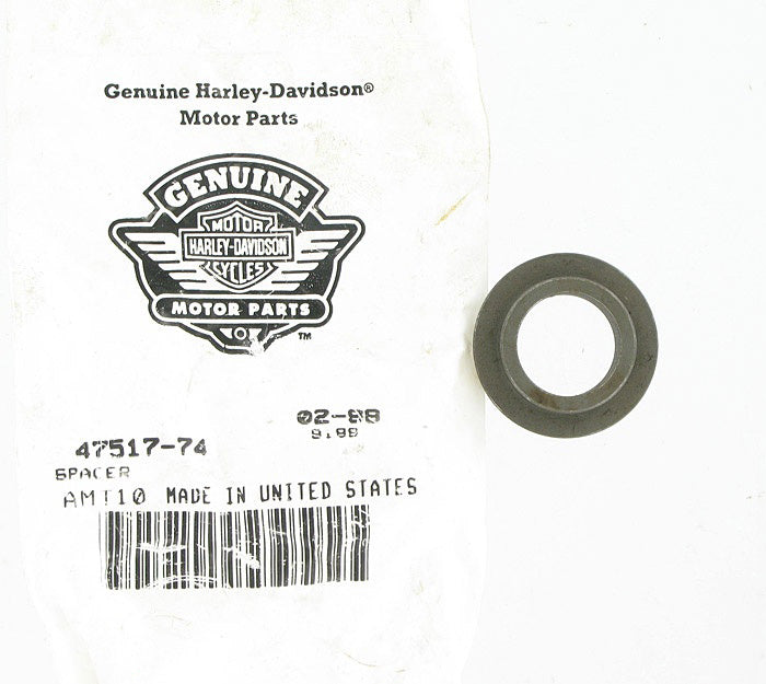 New OEM Genuine Harley-Davidson Right Hand Pivot Bolt Spacer Bearing Outer, 47517-74