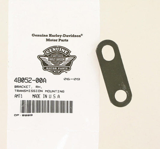 New OEM Genuine Harley-Davidson Transmission Mounting Bracket Right, 48052-00A