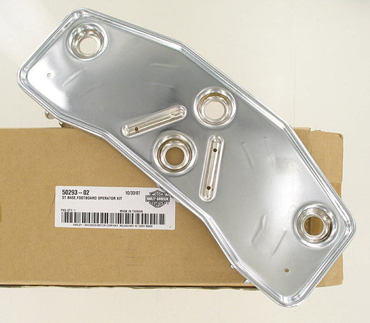 New OEM Genuine Harley-Davidson Footboard Base Weldment Operator, 50293-02