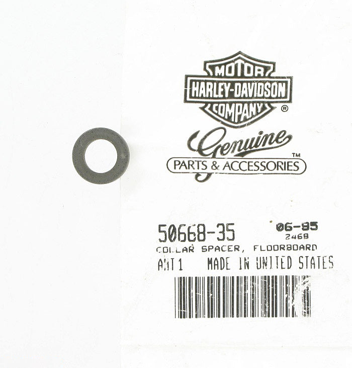 New OEM Genuine Harley-Davidson Washer Spacing Footboard Left Cushion Spring (2952-35), 50668-35