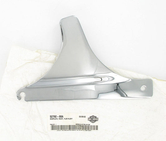 New OEM Genuine Harley-Davidson Right Side Plate Softail Fatboy, 52792-86A