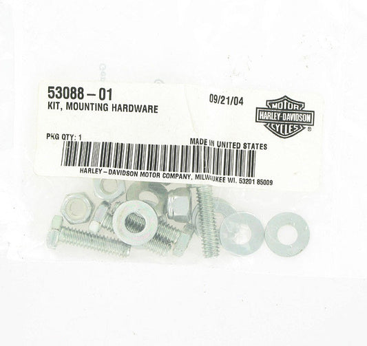 New OEM Genuine Harley-Davidson Mounting Hardware Kit 1 4-20 Bolts And Nuts, 53088-01