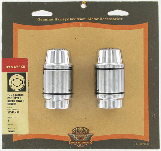 New OEM Genuine Harley-Davidson Shock Tower Cover Kit H-D Motor Co. Collection, 54341-96