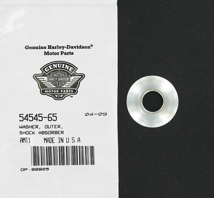 New OEM Genuine Harley-Davidson Shock Absorber Stud Washer 1 2" Hole, 54545-65