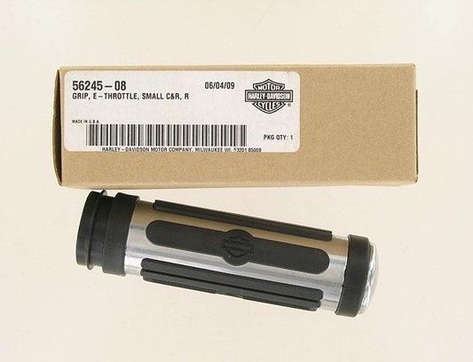 New OEM Genuine Harley-Davidson E-Throttle Small Handlebar Grip Right, 56245-08