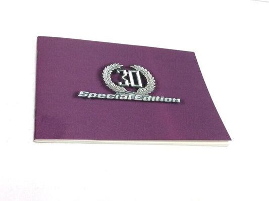 New OEM Lamborghini Diablo 30th Special Edition Owners Handbook Manual