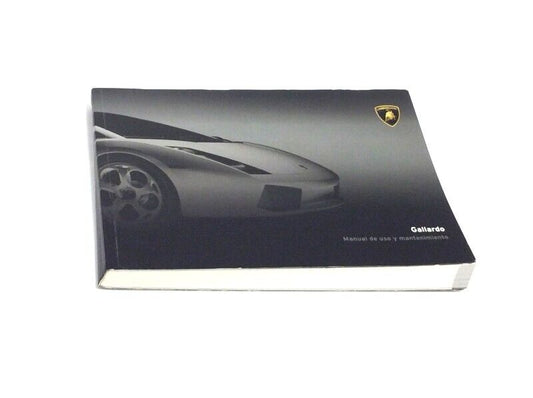 New  2005 Lamborghini Gallardo Spanish Version Owners Manual Handbook