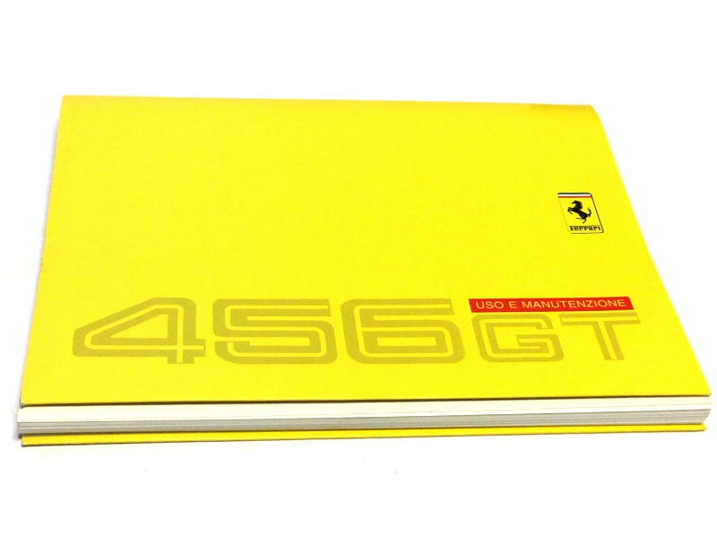 New OEM Ferrari 456GT 1st Edition Owners Manual Handbook Cat. 1077/96