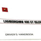 New 1968-1969 Lamborghini 400 GT Islero Drivers Operating Handbook