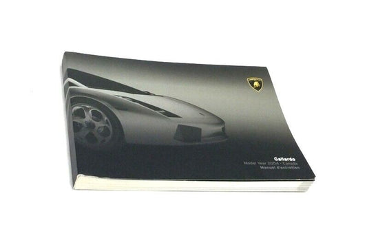 New  2004 Lamborghini Gallardo Canadian Version Owners Manual Handbook