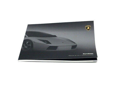 New  2002 Lamborghini Murcielago Spanish Owners Manual Handbook