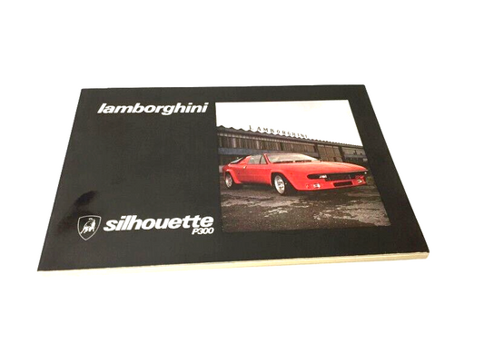 New  Lamborghini Silhouette P300 Owners Handbook Manual