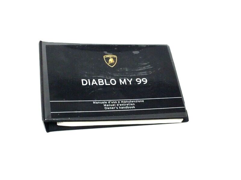 New  1999 Lamborghini Diablo Owners Manual Handbook