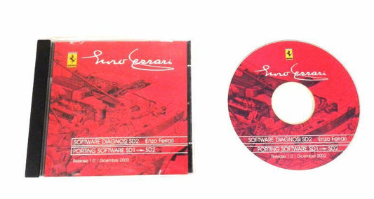 Genuine Ferrari  Enzo SD1 - SD2 Diagnosis Porting Software CD 2002