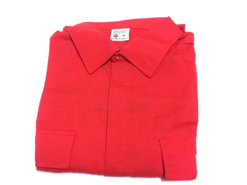 New OEM Ferrari Factory TOMA Branded Workers Uniform Red Shirt 50-52 M