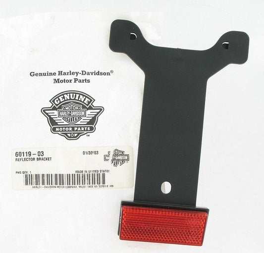 New OEM Genuine Harley-Davidson Reflector Bracket, 60119-03