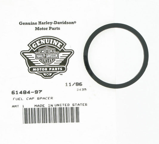New OEM Genuine Harley-Davidson Spacer Fuel Cap, 61484-97
