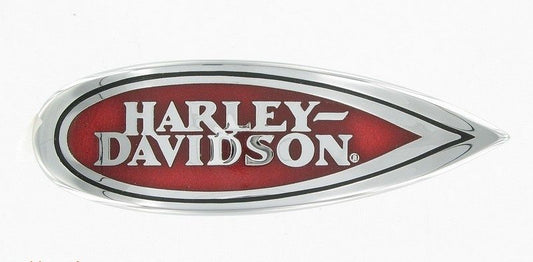 New OEM Genuine Harley-Davidson Medallion Fuel Tank Left Red, 62793-97