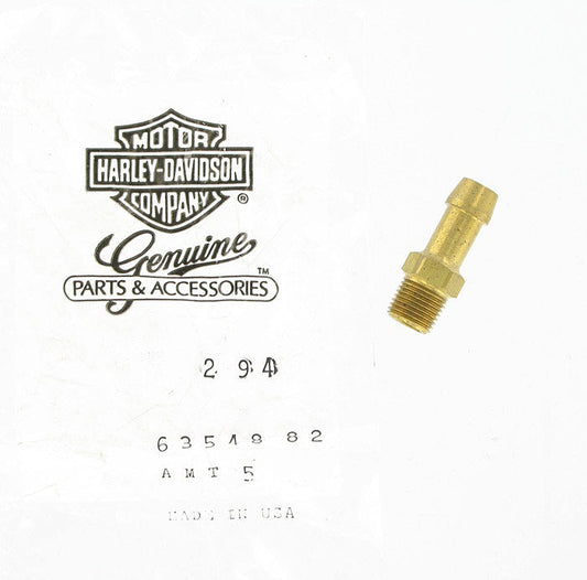 New OEM Genuine Harley-Davidson Fitting Hose To Reservoir, 63548-82