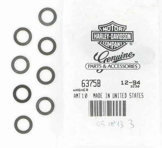 New OEM Genuine Harley-Davidson Washer 3 8" X 9 16" X 1 32", 6375B