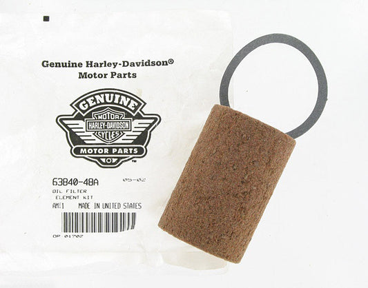 New OEM Genuine Harley-Davidson Filter Element External Type, 63840-48A