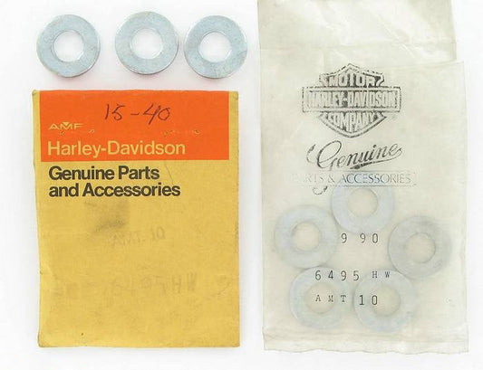 New OEM Genuine Harley-Davidson Washer 7 16" X 15 16" X 3 32", 6495HW