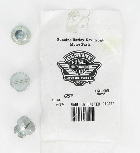 New OEM Genuine Harley-Davidson Plug Oil Screen, 657