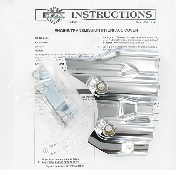 New OEM Genuine Harley-Davidson Engine-Transmission Interface Cover, 66545-07
