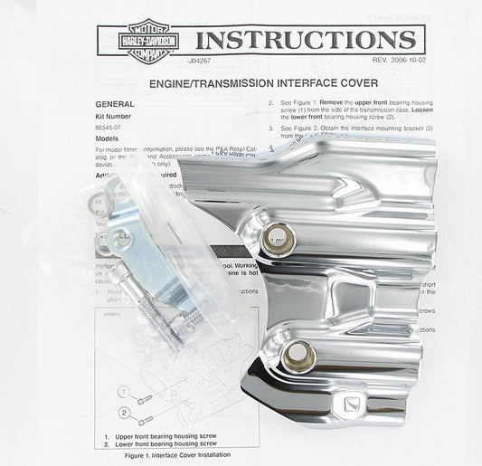 New OEM Genuine Harley-Davidson Engine-Transmission Interface Cover, 66545-07