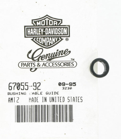 New OEM Genuine Harley-Davidson Bushing Cable Guide, 67055-92