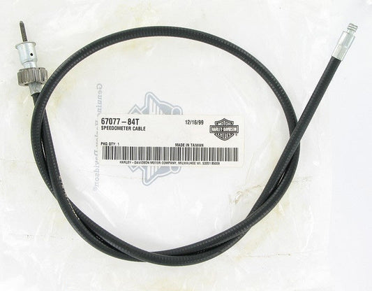 New OEM Genuine Harley-Davidson Speedometer Cable Assembly Eagle Iron, 67077-84T