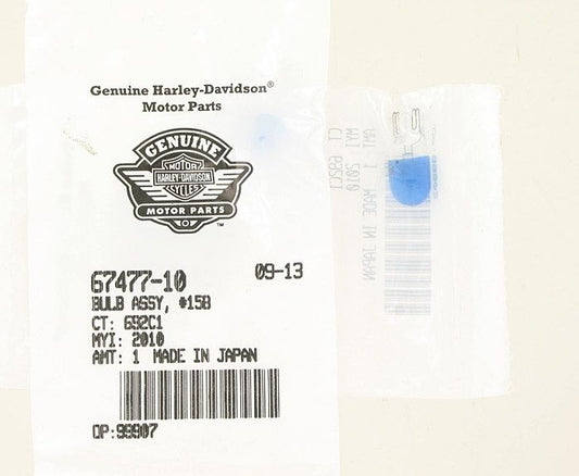 New OEM Genuine Harley-Davidson Bulb No.158, 67477-10