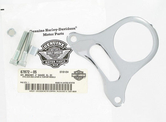 New OEM Genuine Harley-Davidson Mounting Bracket For 2" Compact Gauge, 67872-05