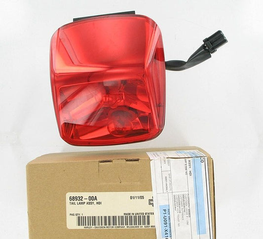 New OEM Genuine Harley-Davidson Tail Lamp Assembly Hdi, 68932-00A