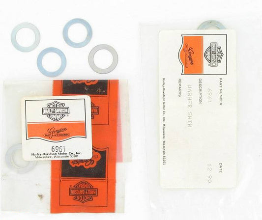 New OEM Genuine Harley-Davidson Washer 1 2" X 3 4" X .007", 6961