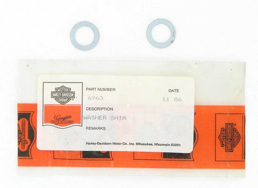 New OEM Genuine Harley-Davidson Washer 1 2" X 3 4" X .031", 6963