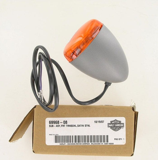 New OEM Genuine Harley-Davidson Front Turn Signal Hdi, 69968-08