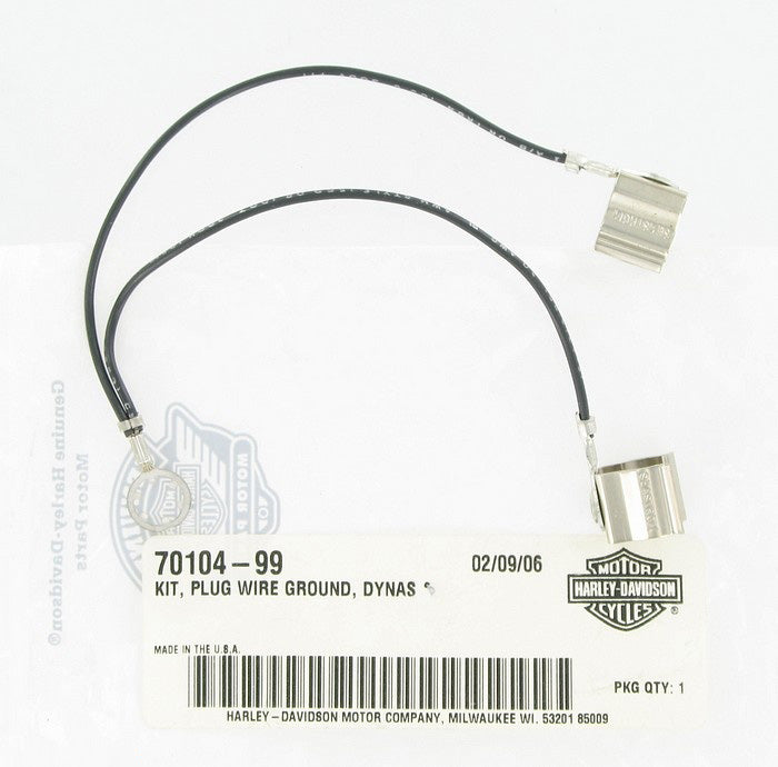 New OEM Genuine Harley-Davidson Kit Plug Wire Ground, 70104-99